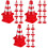 36 Pcs Mini Traffic Cones Plastic Models Toys 5