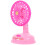 2Pcs Kids Plastic Air Mini Simulation Fan For Children 10