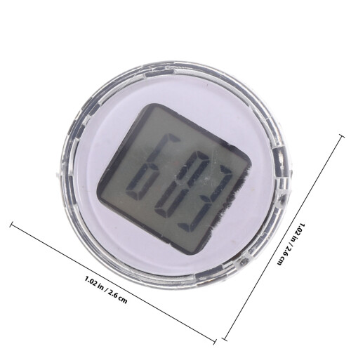 3 Pezzi Mini Orologi Impermeabili Adesivi Per Auto 1