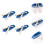 4 Sets Boat Model Kits Miniature Ocean Decor Diy Materials 6