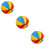 3Pz Basket Colorato Per , Giochi Creativi PVC Rosso 9