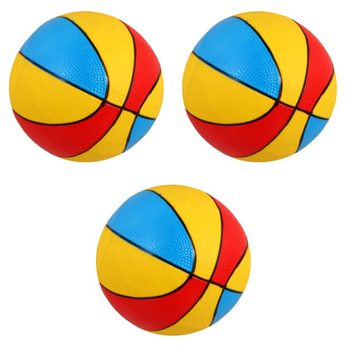 3Pz Basket Colorato Per , Giochi Creativi PVC Rosso 2