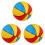 3Pz Basket Colorato Per , Giochi Creativi PVC Rosso 2
