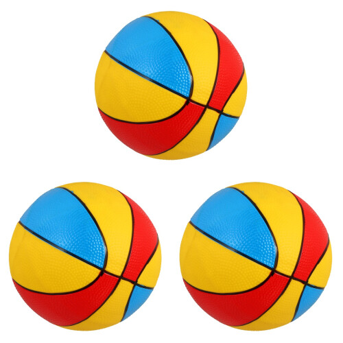 3Pz Basket Colorato Per , Giochi Creativi PVC Rosso 1