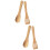 4Pz Set Cucina Legno Cucchiaio E Bambini Chiaro 7