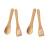 4Pz Set Cucina Legno Cucchiaio E Bambini Chiaro 2