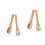 4Pz Set Cucina Legno Cucchiaio E Bambini Chiaro 4