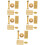 5 Set Mini Rame Barra Abaco Merce Arredamento 9