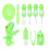 3Set Dentista Bambino Kit Colorati 1