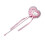 2 Bacchette A Cuore Rosa Con Nappina Per E Cosplay 1