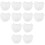 12Pz Mutandine in Stoffa Bianco Per Decor 3