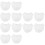 12Pz Mutandine in Stoffa Bianco Per Decor 7