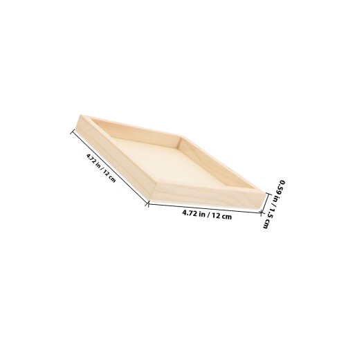 6Pcs Tabuleiro Madeira Para Blocos -Cabeça 3D Crianças 1