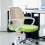 1Pc Inflatable Office Chair Back Cushion Waist Pillow With Storage Bag 8