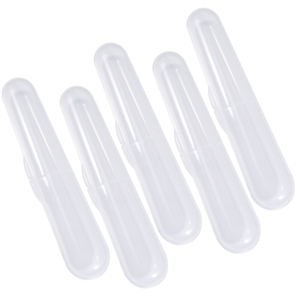 5Szt Kompaktowy Pojemnik ŁYżKi Plastikowy Przezroczysty PodróżE-image