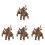 8 Unidades Brinquedo Animal -Histórico Plástico 4