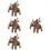 8 Unidades Brinquedo Animal -Histórico Plástico 9