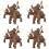 8 Unidades Brinquedo Animal -Histórico Plástico 7