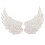 2 Unidades De Patch Asas Com Glitter E Strass Para Roupas 1