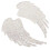 2 Unidades De Patch Asas Com Glitter E Strass Para Roupas 10