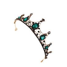Barock Retro Kroon Tiara För Bröllop Och Fest