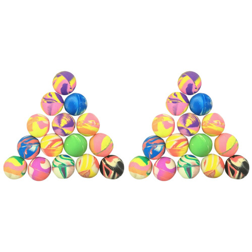 50 Unidades 32Mm Bolas De Borracha Elásticas Para Bebê 1