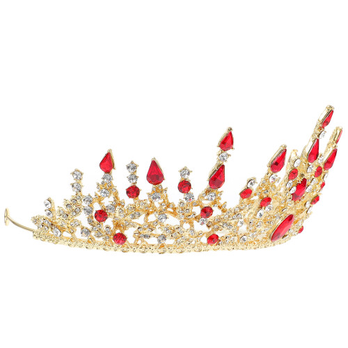 Två Stycken Barockformade Strass Huvudprydnad Brudkrona 1