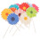 48 Pcs Daisy Topper Para Cupcake, Decorações , 1