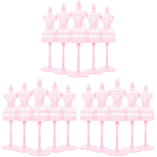 15 Peças Mini Suporte Para Vestido De Cabide 1