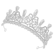 Bridal Crown Huvudband Elegant Tiara För Brudar Med