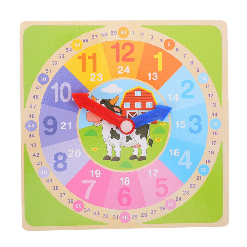 Relógio Educativo De Para Hora E Matemática Brinquedo 2