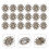 30 Unidades Vintage Broche Com De 9