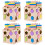 4 Set Sensoriska Leksaker Barn Formsorterare 5