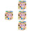 4 Set Sensoriska Leksaker Barn Formsorterare 6