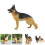 Dog Figurine Realistisk Hundmodell 7