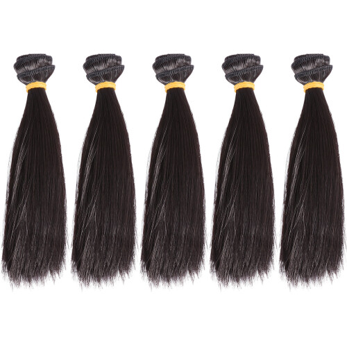 5 Unidades 15 Cm Faixa Extensão Resistente Preto