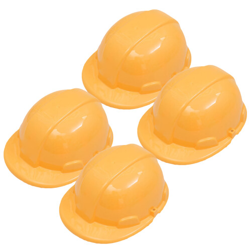 12 Pcs Engineering Hat Toy Säkerhetshjälm För Barn Spädbarn
