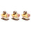 3Pcs Brinquedo Aviãozinho Infantil Musical Para 6