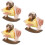 3Pcs Brinquedo Aviãozinho Infantil Musical Para 9