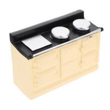 Vit Miniatyr Kök Bord Resin Mini Modeller Barn