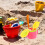 16 Peças Brinquedo Praia Balde Crianças 5