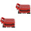 2Pcs Mini De Plástico Para De Bonecas 4