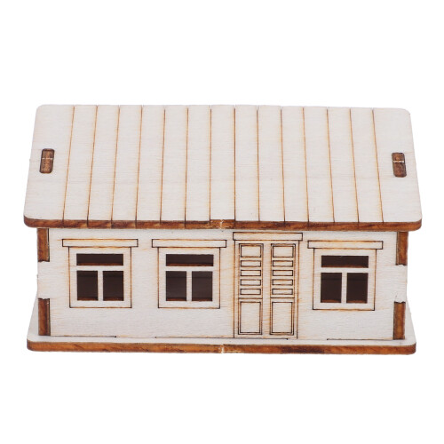 Casa De : Mini Cabana De Toras Kit Pintura E Decoração