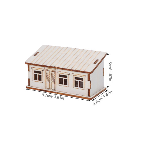 Casa De : Mini Cabana De Toras Kit Pintura E Decoração 1