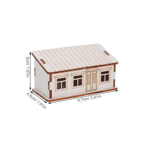 Casa De : Mini Cabana De Toras Kit Pintura E Decoração 2