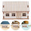 Casa De : Mini Cabana De Toras Kit Pintura E Decoração 11