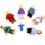 7Pcs Lekhus Dockor Familj Roll Figurer För Barn 6