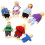 7Pcs Lekhus Dockor Familj Roll Figurer För Barn 11