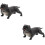 2Pcs Bulldog Djurmodell Skrivbordsdekor 8