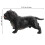 2Pcs Bulldog Djurmodell Skrivbordsdekor 10